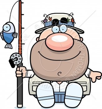 Old Fisherman Cartoon N2