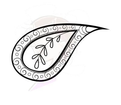 Paisley Swirl Clip Art