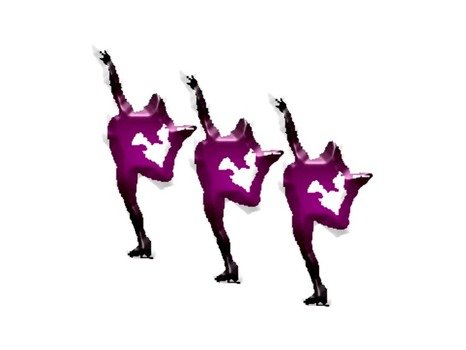 Synchronized Ice Skating Clip Art