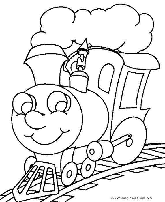 Printable Train Coloring Pages N3