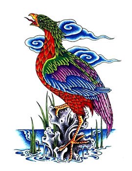 Phoenix Bird Tattoo Designs