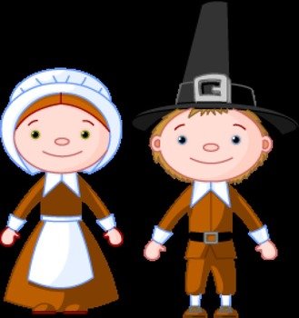 Thanksgiving Pilgrim Clip Art N12