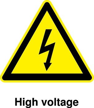 High Voltage Sign