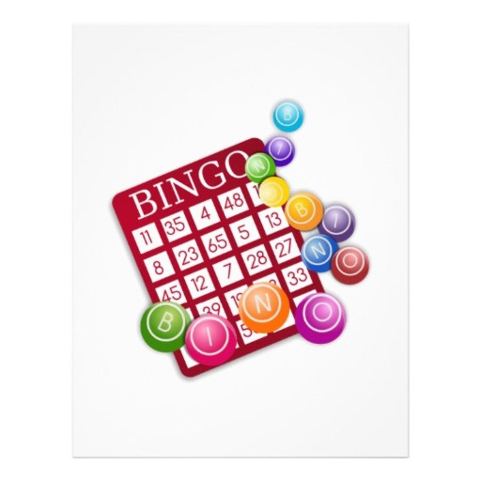 Cartoon Bingo Card Clip Art free image download