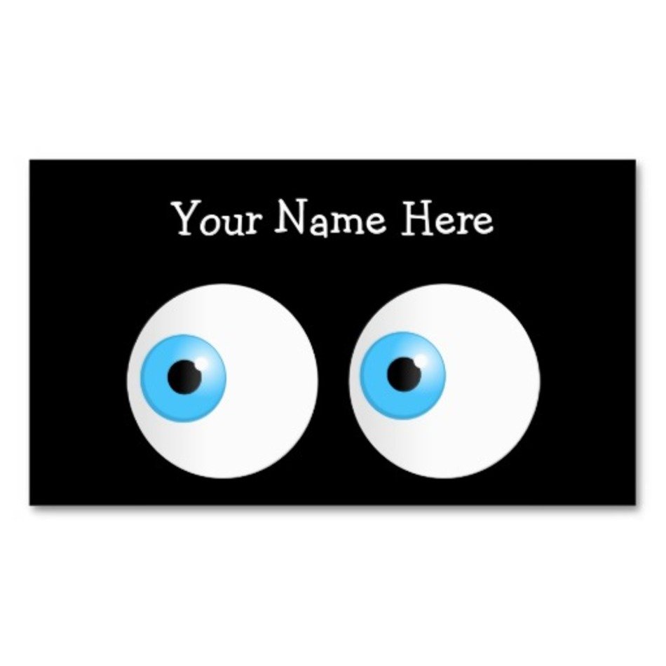 Blue Eyes Business Card Templates From Zazzlecom