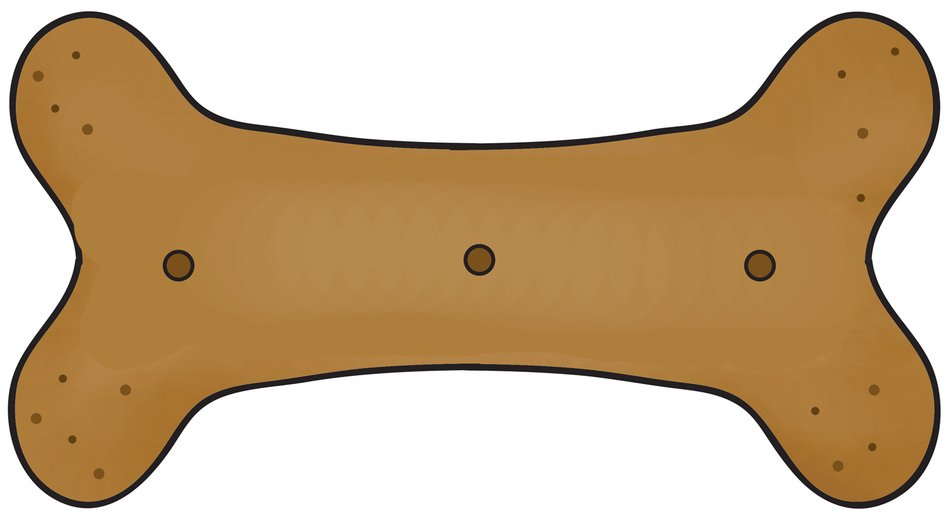 brown bone, drawing
