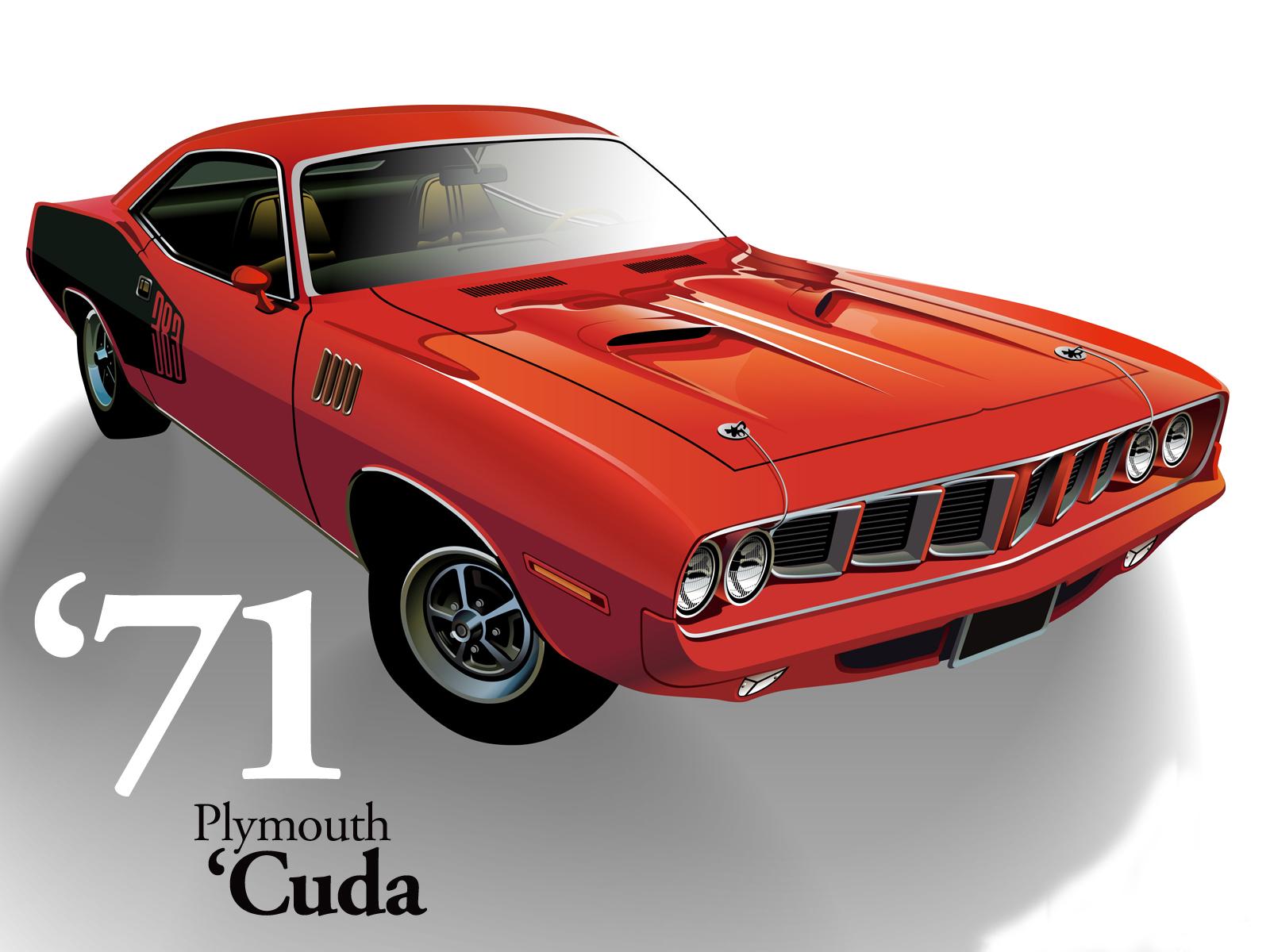 Muscle Cars drawing free image download