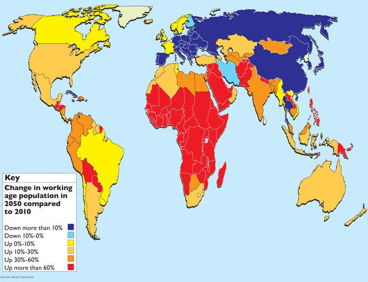 2050 World Population Density Map Free Image Download