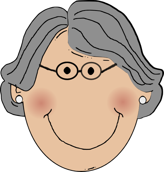 Grandma Face Clip Art N3 free image download