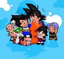 Dragon Ball Z Chibi as a graphic illustration