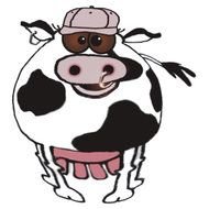 Fat Cartoon Cow N3
