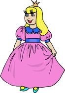 Princess Clip Art Free Download drawing