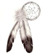 Native American Eagle Feather Tattoos N4