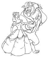 Coloriage agrave Imprimer Gratuit La Belle Et Bete