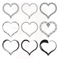 Valentine Heart Border Clip Art N22