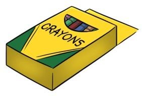 Crayons as an illustration