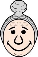 Grandmas Face drawing