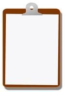 painted white sheet on a wooden tablet