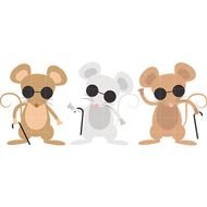Three Blind Mice Clip Art N4