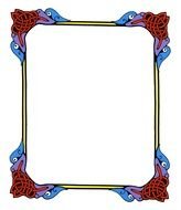 frame with celtic knots
