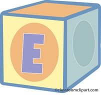 Alphabets E Alphabet Block