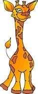 Smiling Camel Cartoon drawing