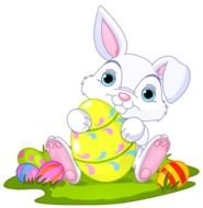 Easter Bunny With Eggs N8