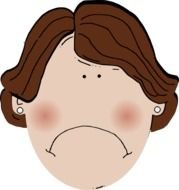 Grumpy Face Clip Art N12