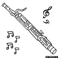 Musical Instruments Coloring Page