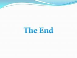 the end drawing