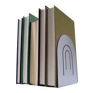 books in holder, drawing