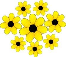 Yellow Flower Clip Art N34