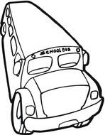 School Bus Coloring Page N4