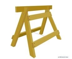 Folding Sawhorse Plans Free