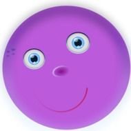 purple smiley