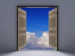 Open Door drawing