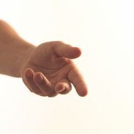 hand of help as a picture for clipart