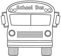 School Bus Coloring Pages drawing