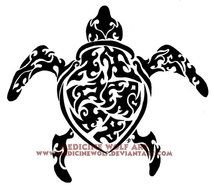 Tribal Sea Turtle Tattoos