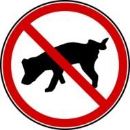 Signs No Dog Pee Clip Art