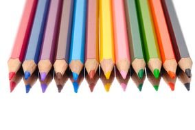 multi-colored pencils as a picture for clipart