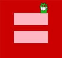 Gay Marriage Symbol drawing