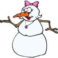 Snow Woman Clip Art N8