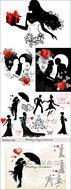 Bride And Groom Silhouette Clip Art N18