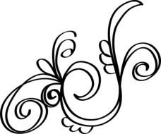 Circle Swirl Design drawing