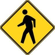 School Crosswalk Clipart Pedestrian Crossing Color