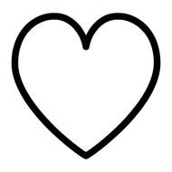 Heart Outline Symbol