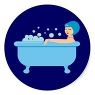 Bubble Bath Girl