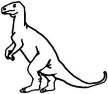 Clip art of Dinosaur