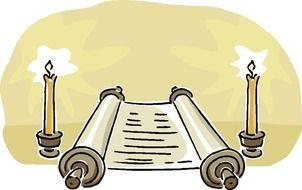 Open Torah Scroll